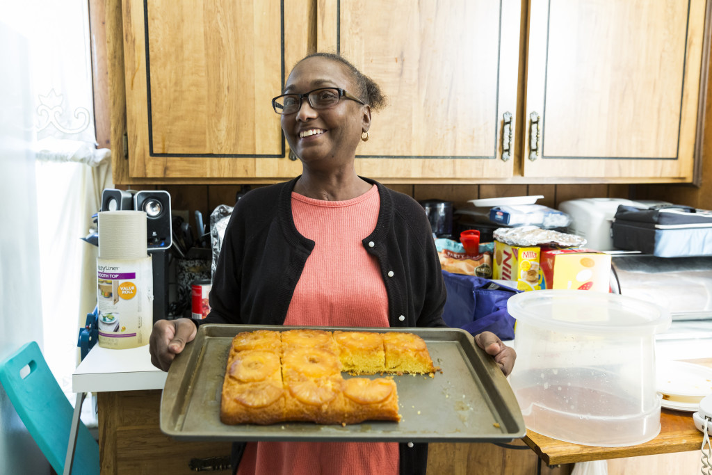 Jamale Thompson, one of seven people to participate in the Kidney Research Institute's wearable artificial kidney trial in 2015.